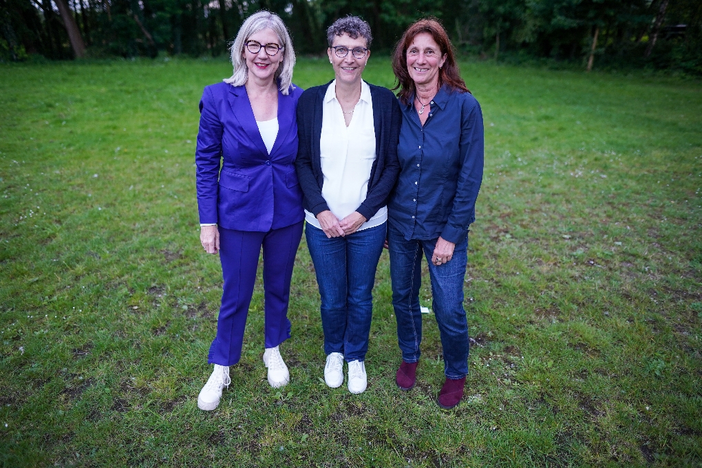 Suse Bertzbach, Kathrin Hartjen, jetzt Hartjen-Wagemann, Petra Wiegrefe
